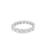 Churumbela de oro blanco de 14K con diamantes de 1.04 ct, lujo absoluto