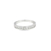 Churumbela de oro blanco de 14K con diamantes de 0.33 ct, elegancia brillante