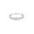 Churumbela de oro blanco de 14K con diamantes de 0.33 ct, elegancia brillante