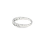 Churumbela de oro blanco de 14K con diamantes de 0.33 ct, elegancia brillante