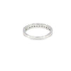 Churumbela de oro blanco de 14K con diamantes de 0.33 ct, elegancia brillante