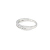 Churumbela en oro blanco de 14K con diamantes de 0.50 ct, diseño refinado