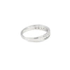Churumbela en oro blanco de 14K con diamantes de 0.50 ct, diseño refinado