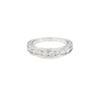 Churumbela en oro blanco de 14K con diamantes de 0.75 ct, lujo refinado