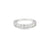Churumbela en oro blanco de 14K con diamantes de 0.75 ct, lujo refinado