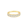 Churumbela en oro amarillo de 14K con diamantes de 0.75 ct, diseño majestuoso