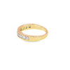 Churumbela en oro amarillo de 14K con diamantes de 0.75 ct, diseño majestuoso