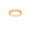 Churumbela en oro amarillo de 14K con diamantes de 0.75 ct, diseño majestuoso