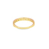 Churumbela femenina en oro amarillo de 14K con diamantes de 0.24 ct, estilo clásico
