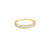 Churumbela en oro amarillo de 14K con diamantes de 0.32 ct, estilo moderno