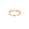 Churumbela en oro amarillo de 14K con diamantes de 0.32 ct, estilo moderno