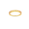 Churumbela de oro amarillo de 14K con diamantes de 0.50 ct, elegancia sutil