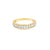 Churumbela de oro amarillo de 14K con diamantes de 0.71 ct, lujo radiante