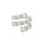 Anillo de oro blanco de 18K para dama con diamante de 1.58 ct, lujo supremo
