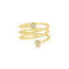 Anillo de oro de 18K con diamante de 0.27 ct corte oval, distinción y estilo