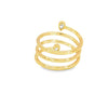 Anillo de oro de 18K con diamante de 0.24 ct corte pera, elegancia pura