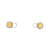 Aretes en 18K en oro blanco con 0.37ct en diamantes y 0.46 ct Yellow Fancy
