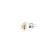 Aretes en 18K en oro blanco con 0.37ct en diamantes y 0.46 ct Yellow Fancy