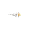 Aretes en 18K en oro blanco con 0.37ct en diamantes y 0.46 ct Yellow Fancy