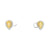 Aretes en 18K en oro blanco con 0.43ct en diamantes y 0.40 ct Yellow Fancy