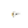 Aretes en 18K en oro blanco con 0.43ct en diamantes y 0.40 ct Yellow Fancy