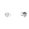 Aretes en 18K en oro blanco con 0.43ct en diamantes y 0.40 ct Yellow Fancy
