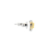 Aretes en 18K en oro blanco con 0.43ct en diamantes y 0.40 ct Yellow Fancy