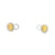 Aretes en 18K en oro blanco con 0.33ct en diamantes y 0.48 ct Yellow Fancy