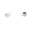 Aretes en 18K en oro blanco con 0.33ct en diamantes y 0.48 ct Yellow Fancy