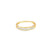 Churumbela en oro amarillo de 14K con diamante de 0.32CT