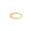 Churumbela en oro amarillo de 14K con diamante de 0.32CT
