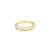 Churumbela en oro amarillo de 14K con diamante de 0.49CT
