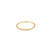 Churumbela en oro amarillo de 14K con diamante de 0.18CT