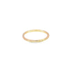 Churumbela en oro amarillo de 14K con diamante de 0.18CT