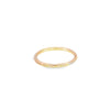 Churumbela en oro amarillo de 14K con diamante de 0.18CT