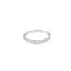 Churumbela en oro blanco de 14K con diamante de 0.15CT