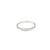 Churumbela en oro blanco de 14K con diamante de 0.15CT