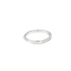 Churumbela en oro blanco de 14K con diamante de 0.15CT