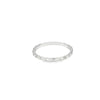 Churumbela en oro blanco de 14K con diamante de 0.43CT