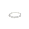 Churumbela en oro blanco de 14K con diamante de 0.34CT