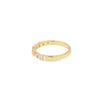 Churumbela en oro amarillo de 14K con diamante de 0.33CT