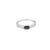 Anillo dama en oro blanco de 14K con diamante de 0.10CT