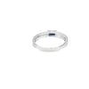 Anillo dama en oro blanco de 14K con diamante de 0.10CT