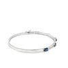 Brazalete en oro blanco de 14K con diamante de 0.25CT