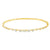Brazalete en oro amarillo de 14K con diamante de 0.39CT
