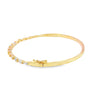 Brazalete en oro amarillo de 14K con diamante de 0.39CT