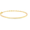 Brazalete en oro amarillo de 14K con diamante de 0.39CT