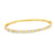 Brazalete en oro amarillo de 14K con diamante de 0.34CT