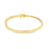 Brazalete en oro amarillo de 14K con diamante de 0.63CT