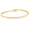 Brazalete en oro amarillo de 14K con diamante de 0.63CT